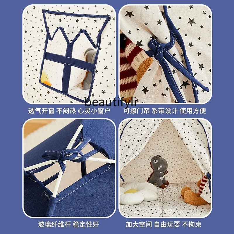 Kinderdagcadeaus, kleine tent indoor droomprinses meisje, klein kasteelspelhuis