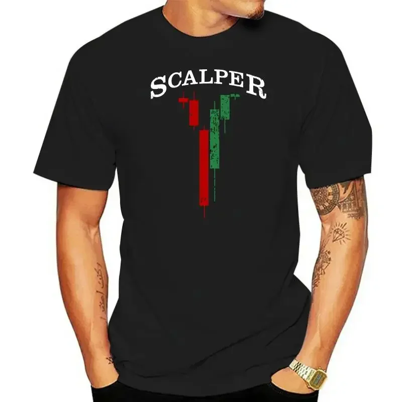 Scalper T-Shirt Bearish Bullish Trader Investor Fun Analyst Investment Banker Cotton Tee Shirt Newest Fashion