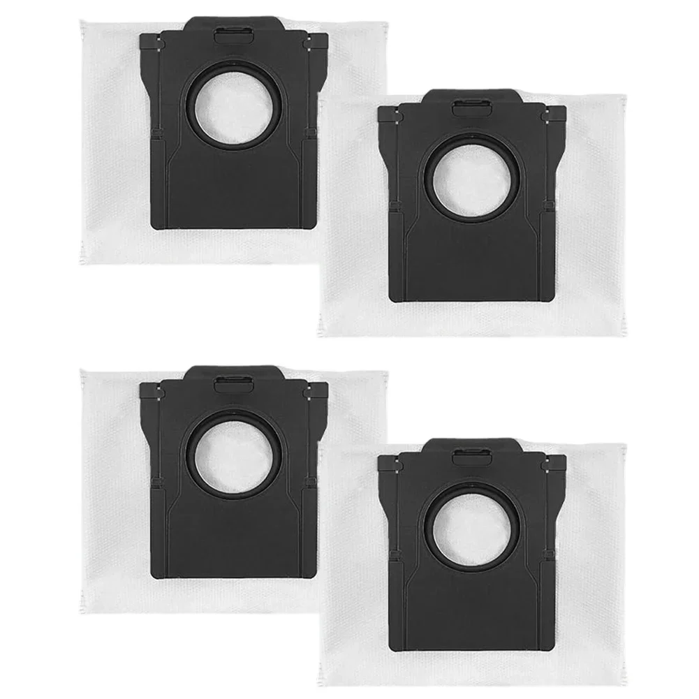 Sacos de pó para aspirador de pó de substituição para robô aspirador de pó DREAME D20 Plus Pacote de 4 com grande capacidade de poeira