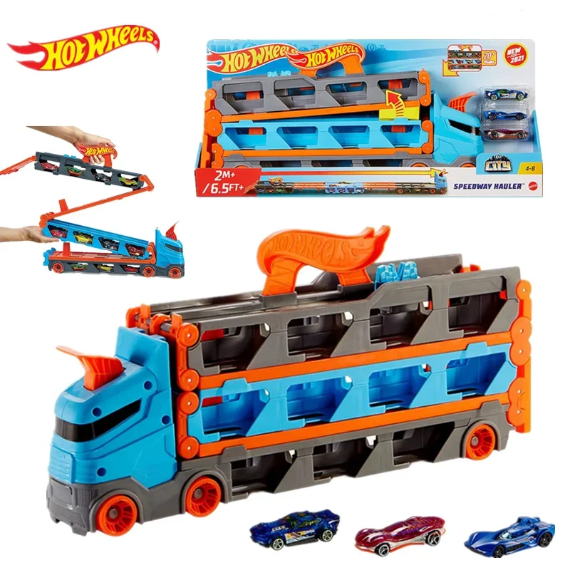 Hot Wheels Collect Toys Cars for Kids Supercar Easy Model Hotwheels Track Racing Container Truck Gifts Birthday Surprise Box