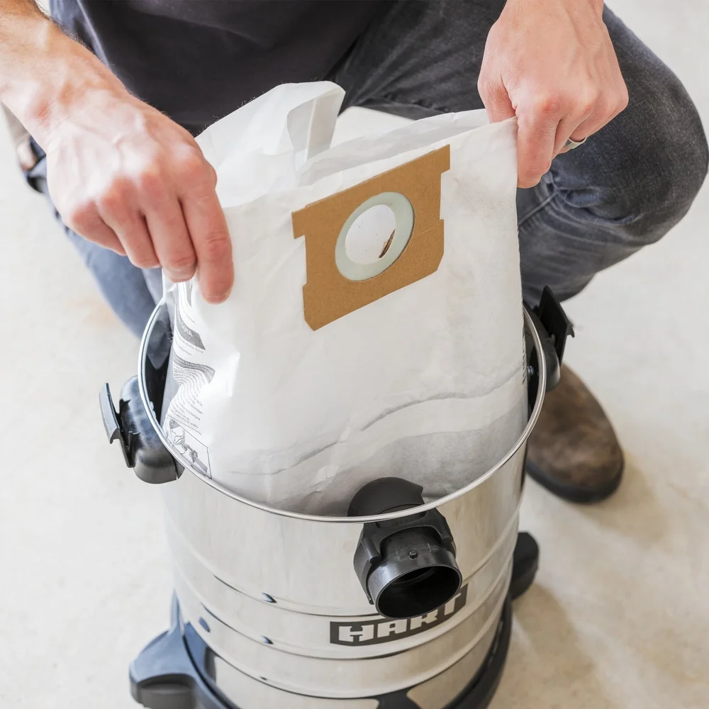 표준 먼지 수집 백 3개입, 4-9갤런 습식 및 건식 진공 청소기와 호환 가능, 가정용 잔해물, 먼지, 톱밥 여과용