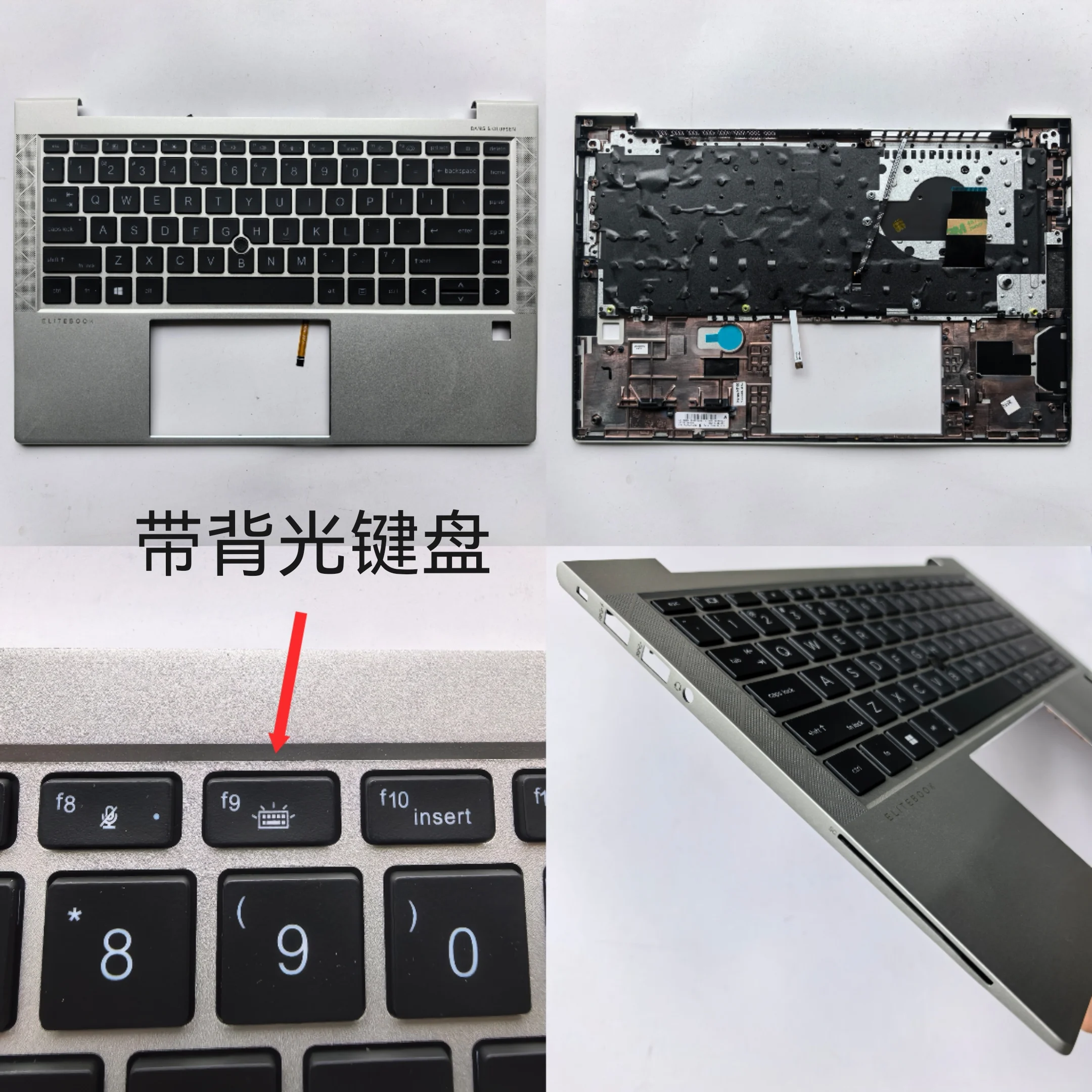 

Backlit New laptop keyboard palmrest for HP EliteBook 840 G7 745 845 G8