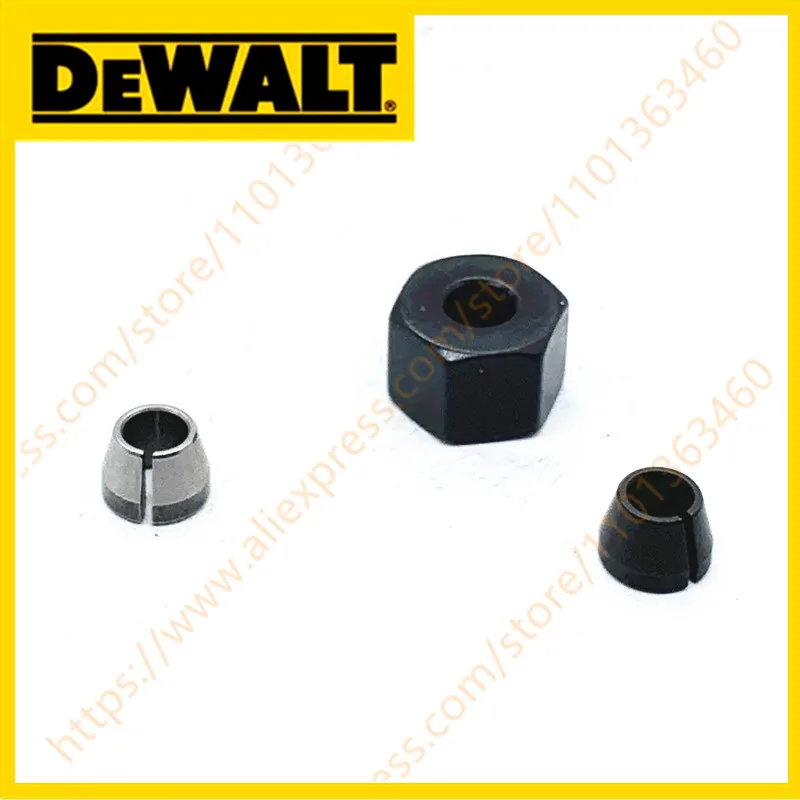 6mm 6.35mm Collet Nut Cone FOR DEWALT DWE6000 Porter Cable PCE6430 PCE6435 N381502 N381503