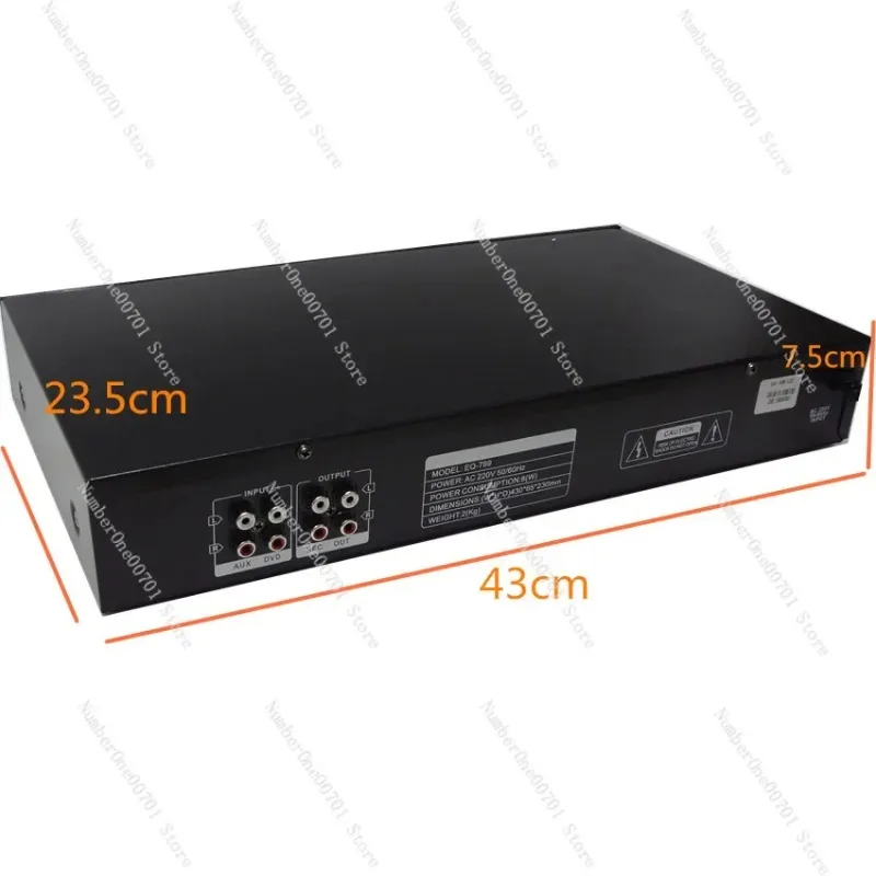 

Стерео Bluetooth-эквалайзер профессиональный, 20-полосный, EQ-799