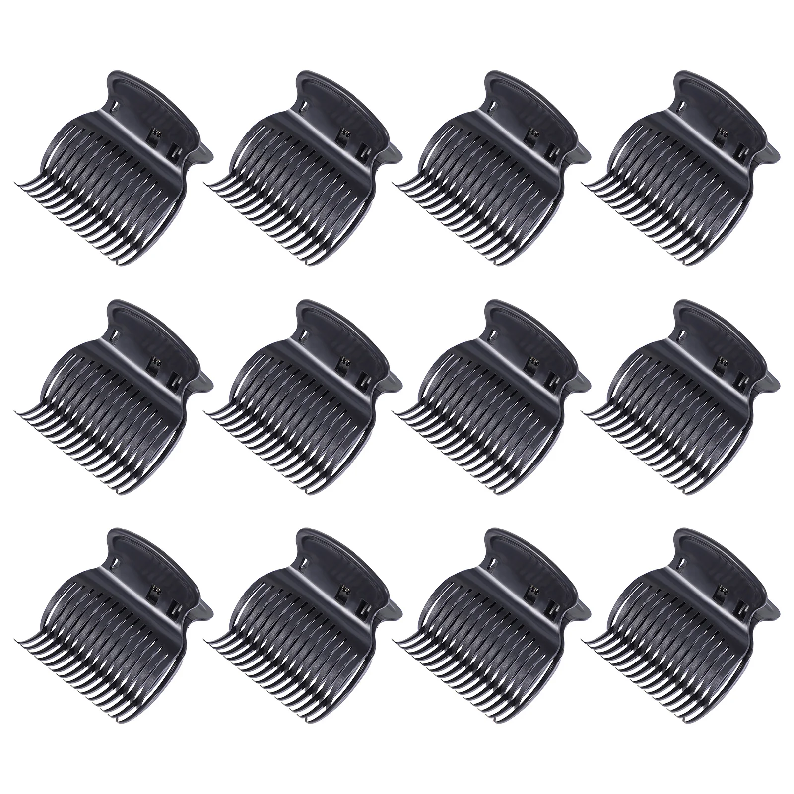

12pcs Heat Insulation Hair Clips Claw Styling Tool Plastic Salon Supplies Women Hairdressing Accessories Perfect Hold Suitable