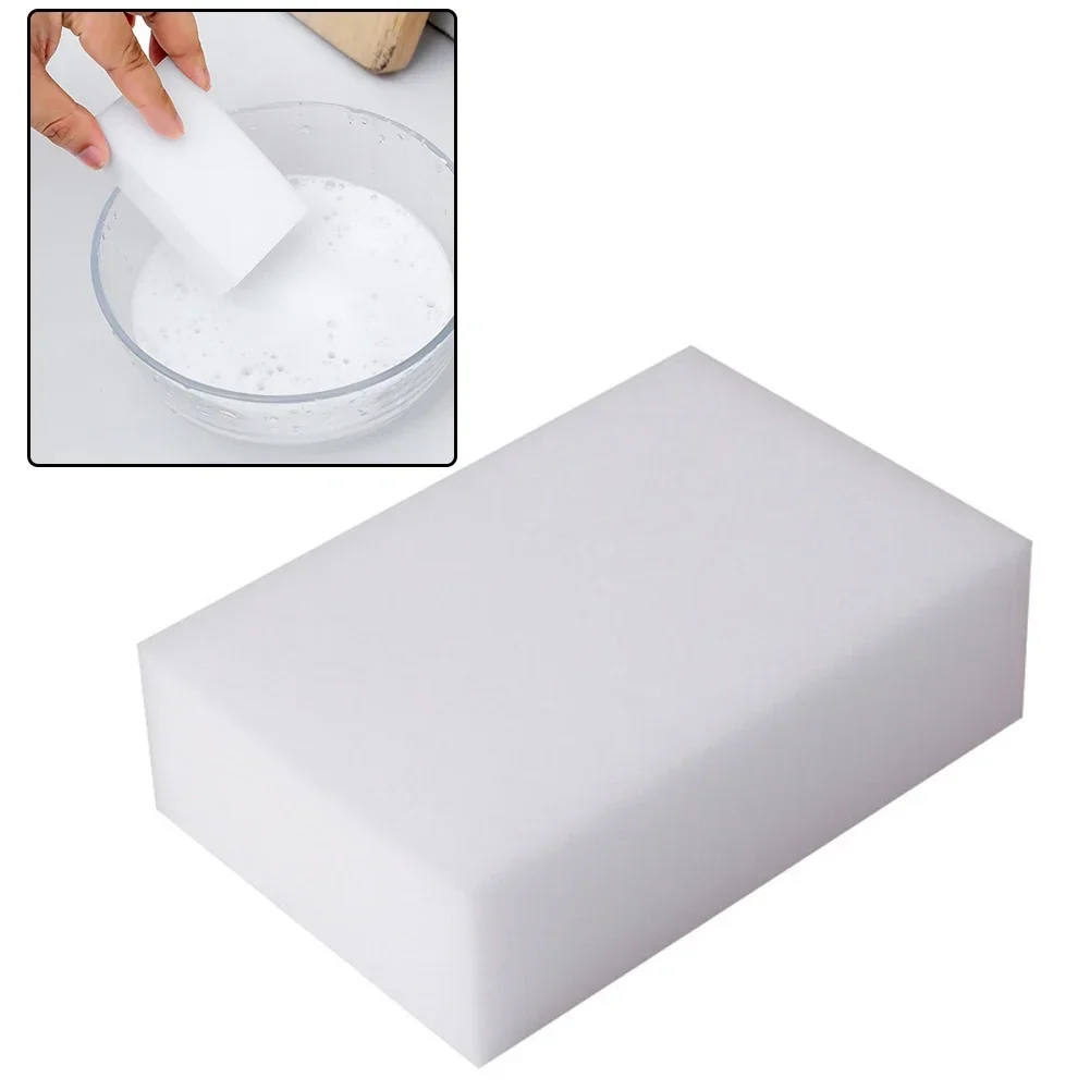 Melamine Sponge Magic Sponge Eraser For Kitchen Office Bathroom  Car Melamine Cleaner Cleaning Sponge 10x7x3cm NEW