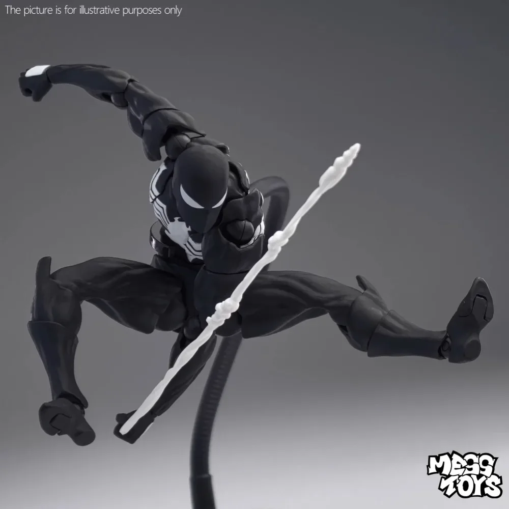 In Stock Ct Toys 1/12 Symbiote Vemon Action Figure Mafex 147 Spider Man PVC Statue Figurine Figura Collectible Model Toys Gift