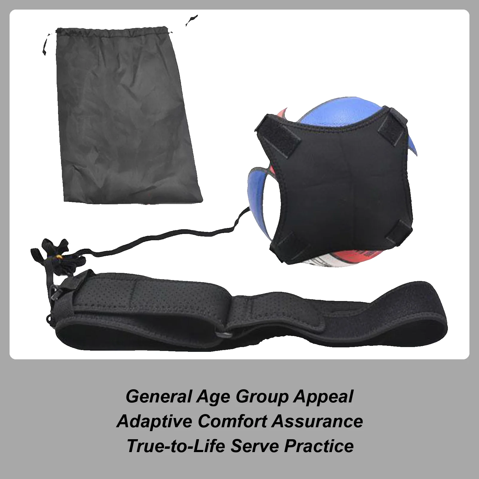 Volleyball Serving Trainer Volleyball Rebounder Equipment Beginner Serving Exerciser for Outdoor Gym Backyard School Course