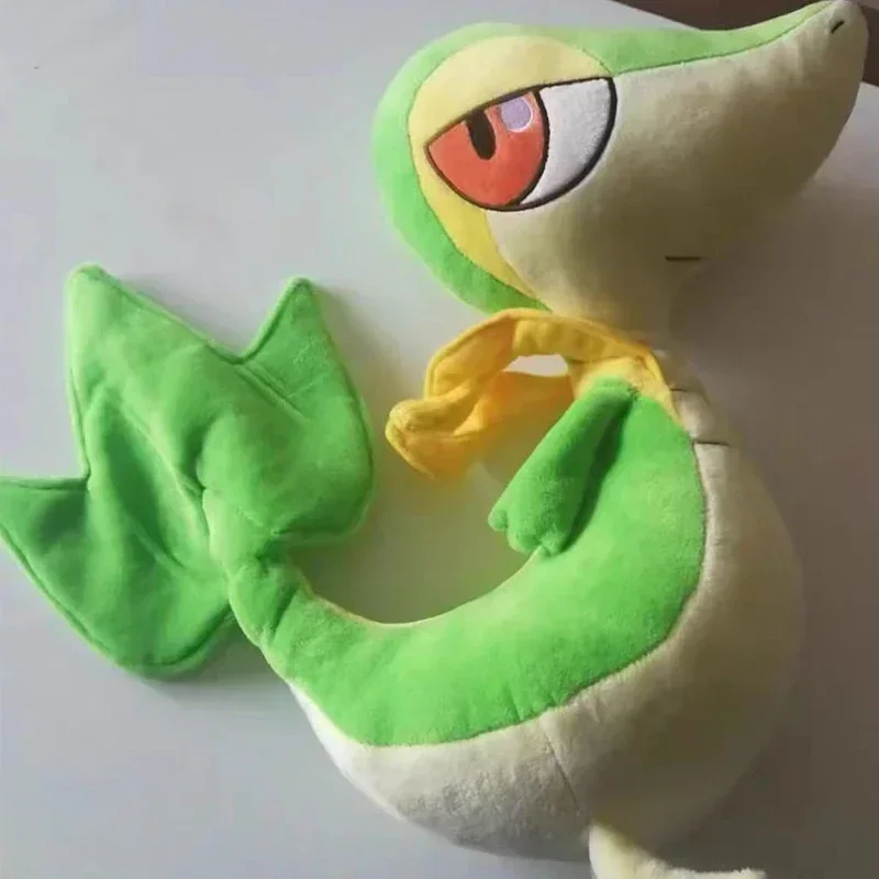 40cm Snivy Pokemon Plush Toys Anime Doll Cute Ornament Pokémon Cartoon Stuffed Plushie Pillow Gift for Children Christmas