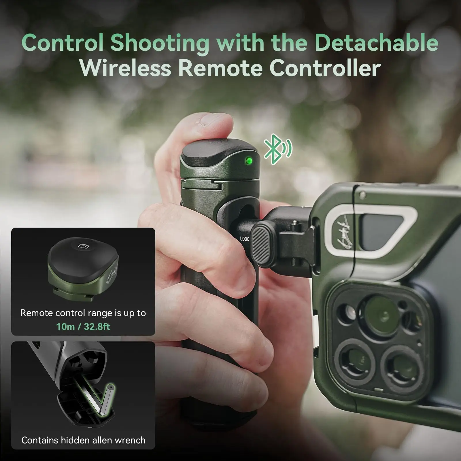SmallRig X Brandon Li Mobile Video Kit for iPhone 15 Pro Max,with Wireless Control Handle One-click Shoot,with 52mm VND Filter