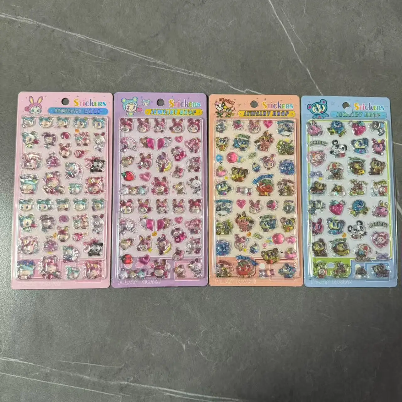 

Горячая новинка: 4 листа синих 3D-наклеек с ангелами для детских творческих работ, декоративные наклейки для чехлов телефонов