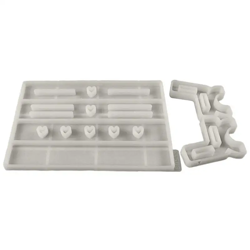 Silicone Plaster Resin Mould Plaster Cement Bench Tool For Concrete Garden Bench Decor Making Mould Cement Ornament Mould