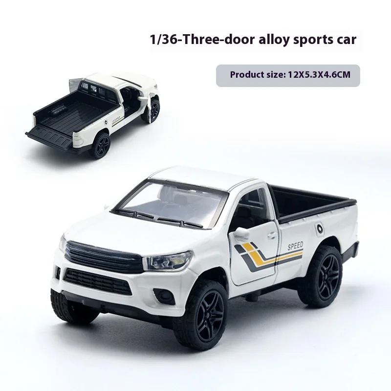 4 estilos 1:36 aleación Diecast cross-country modelo de coche clásico Pull Back coche vehículo en miniatura réplica para colección regalo para chico
