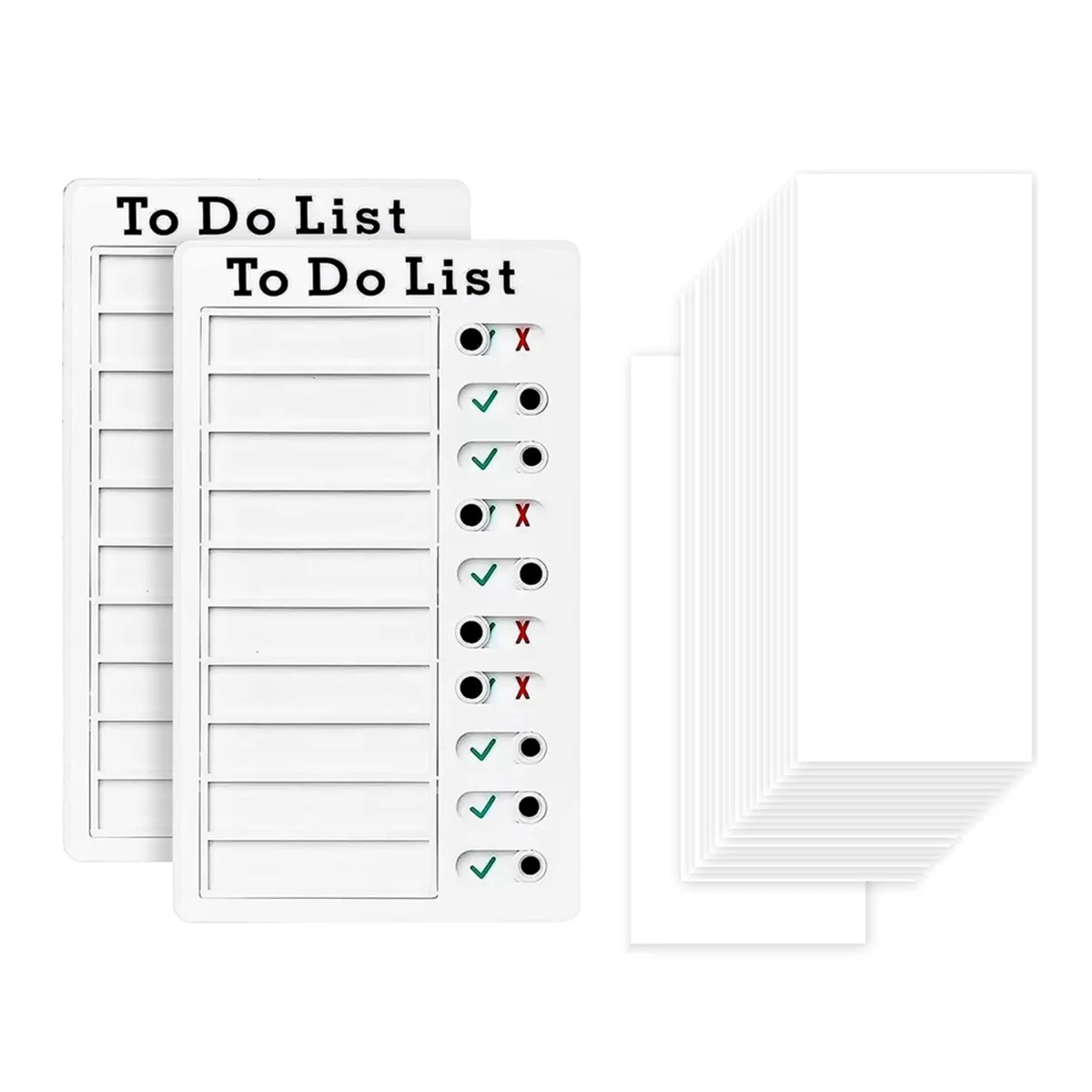 Chore Chart Check List Task Board with Slider Daily to Do List Board Reminder Board Detachable Reusable Chores Chart