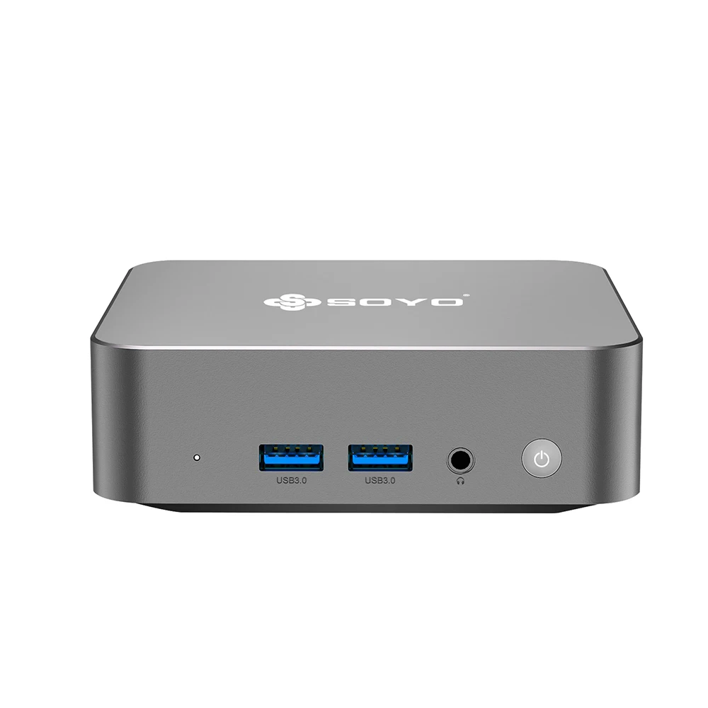 SOYO M4 Air Mini PC Intel Alder Lake N95 CPU Windows 11 Pro 16 GB DDR4 RAM 512 GB SSD WiFi5 BT5.0 Mini computer da gioco portatile