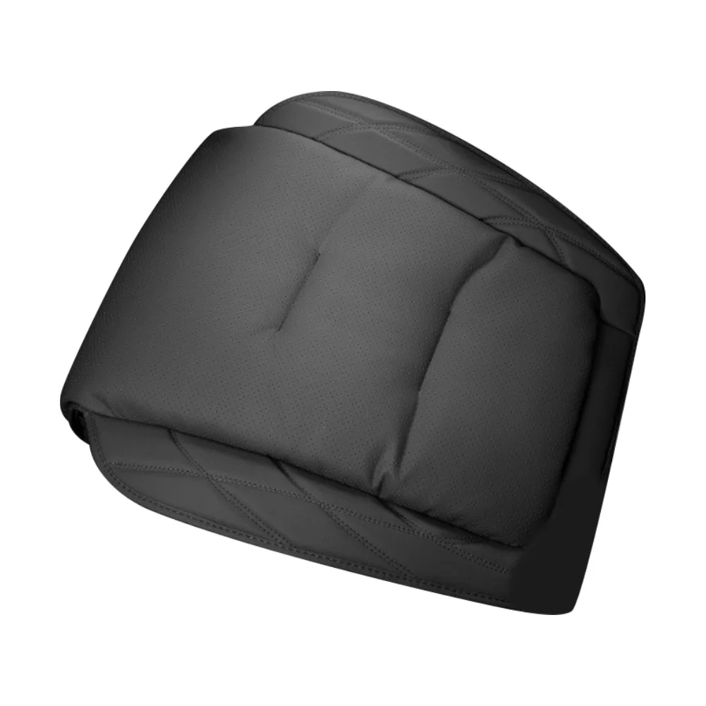 

Elegant Leather Seat Cover Premium Leather Comfortable Car Cushion Brown Car Seat Cushion Optimal Back Support