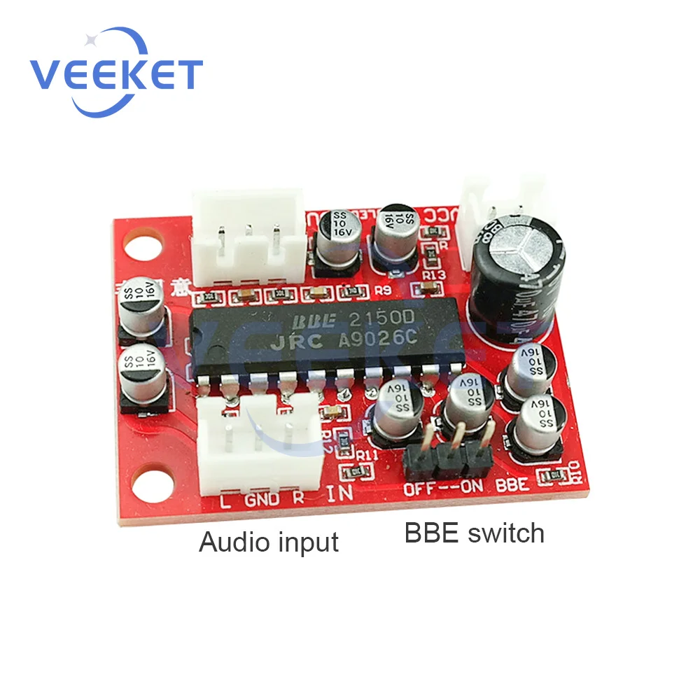 NJM2150 BBE Tone Preamplifier Board Front Signal Sound Effect Exciter Improve High and Low Bass Clarity JRC2150 Treble Bass Amp