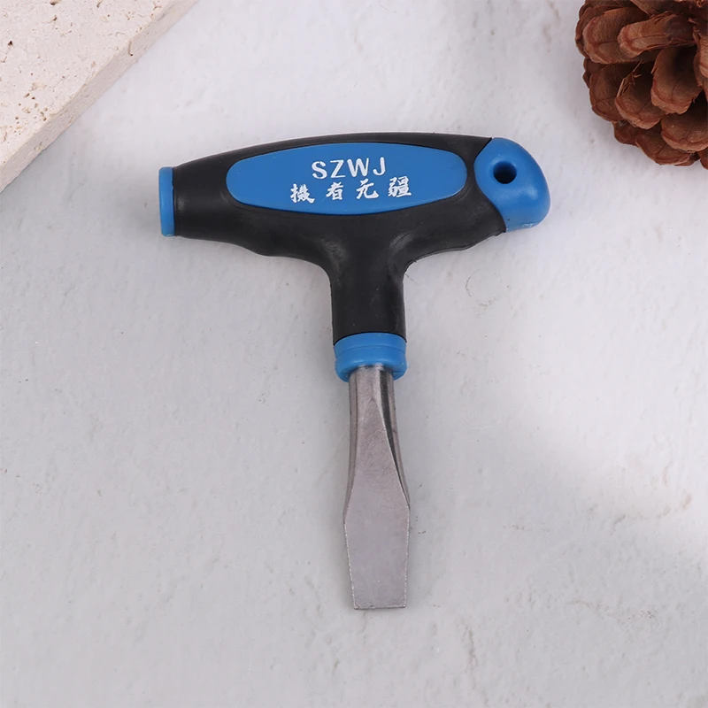 Flat Head Screwdriver With T-Handle Grip For Quick Release Plate Camera Screwdriver Tools