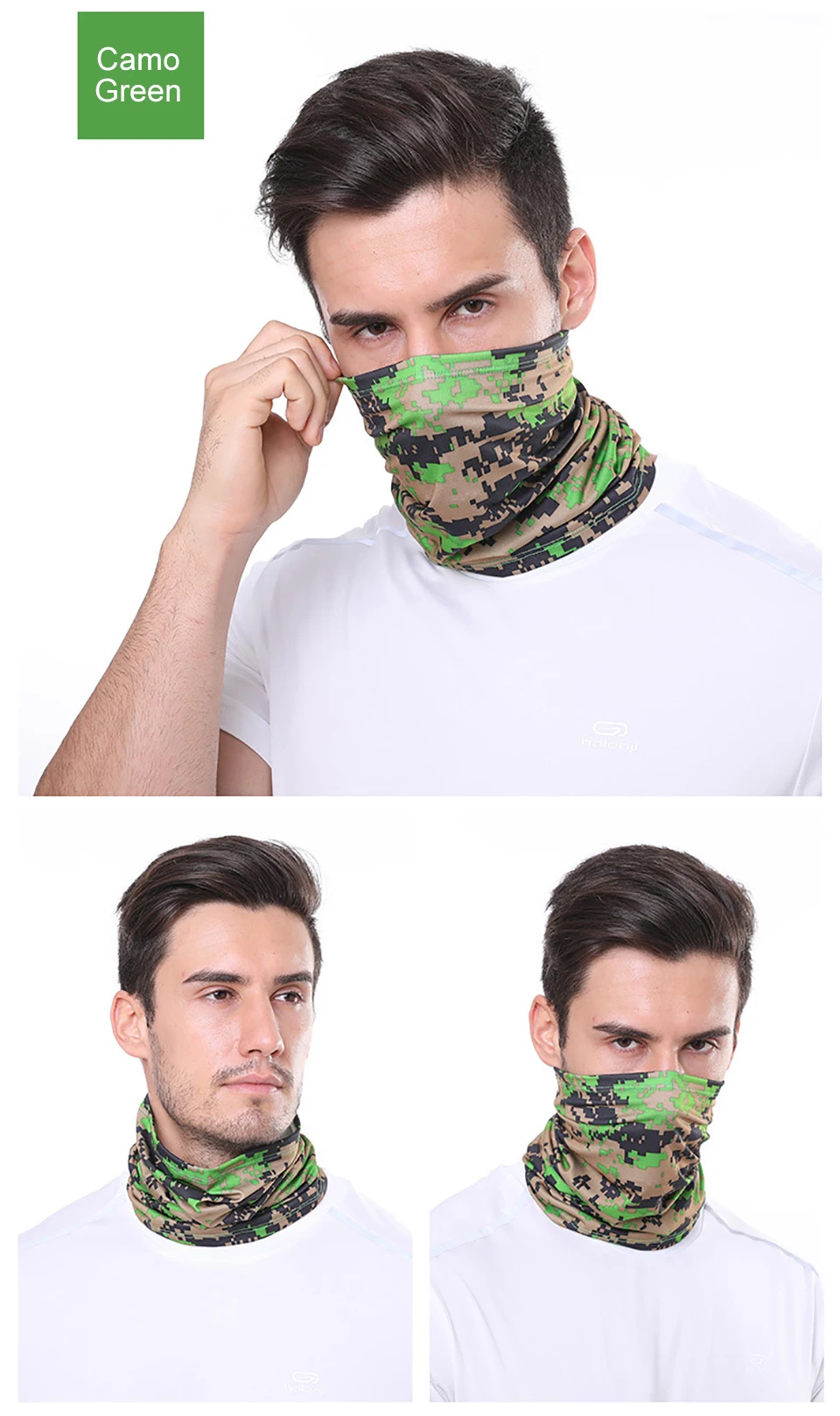 GTUBIKE Eisseiden-Bandana, atmungsaktiver UV-Schutz, Wandern, Gesichtsmaske, Outdoor-Sport, Sonnenschutz, Angeln, Gesichtsbedeckung, Schal – Detail 12