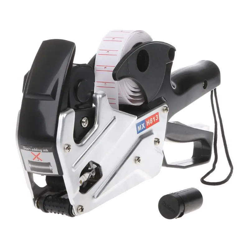 MX-H813 A-line 8 Digits Price Tag Gun Labeler Labeller Label Paper For Retail St