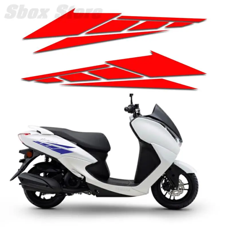 

Reflective Motorcycle Accessories Stickers & Decals for Scooter Tail Box Decoration 1Pair PVC