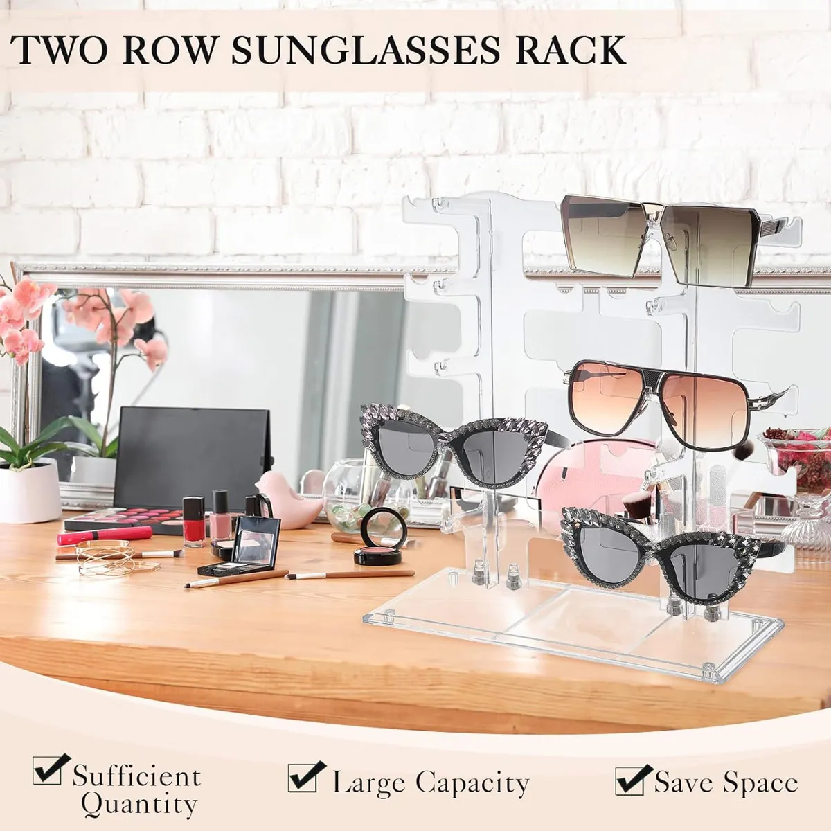 Transparent Glasses Display Rack