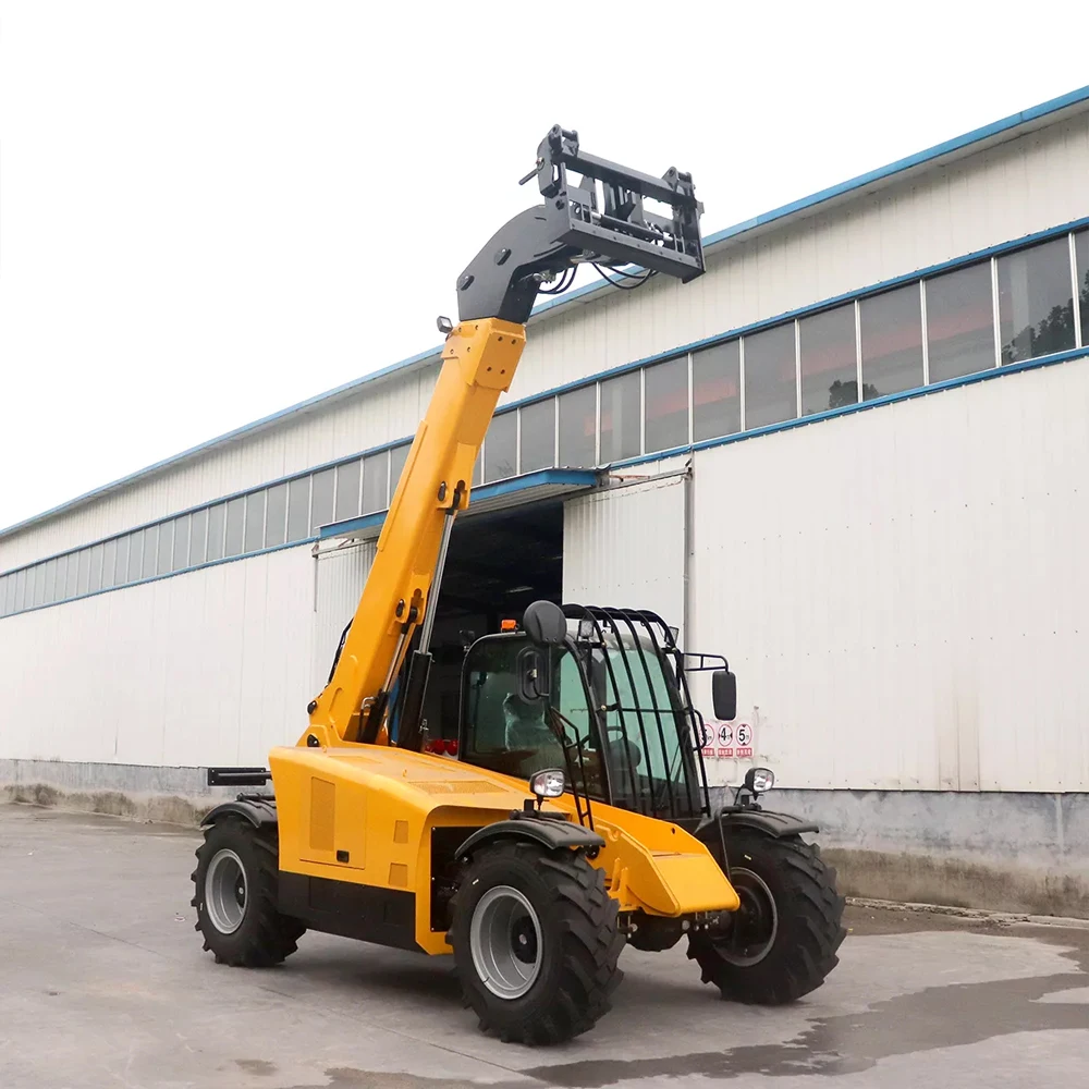3 Ton 7 Meter Telescopic Forklift 4x4 Rough Terrain Telehandler With Diesel Engine for Construction Site