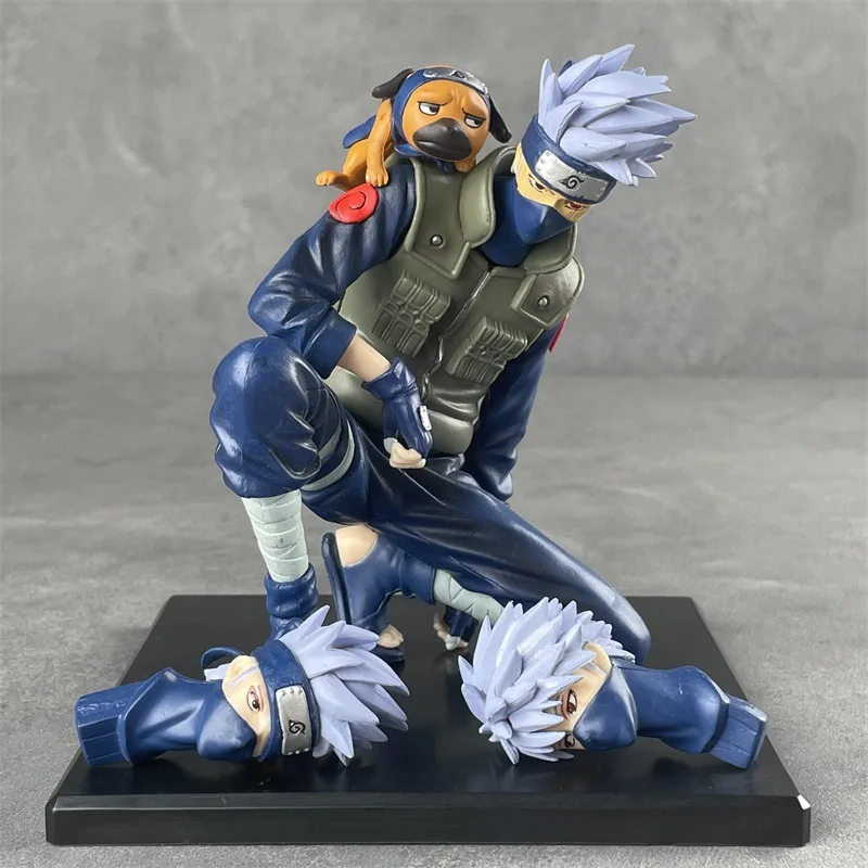 

13CM Naruto Anime Cartoon Toy Hatake Kakashi Action Figure Gk Pvc Statue Model Collection Ornaments Desk Decor Birthday Gift