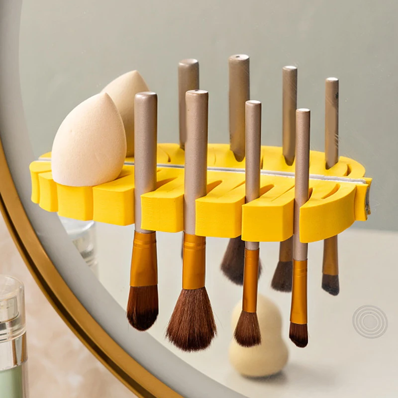 Multifunctional Brush Holder For Drying And Storage Designed To Allow Paintbrushes To Dry With Bristles Down Storage Organizer