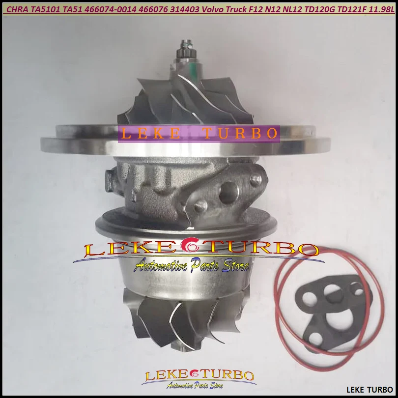 WW TURBO Cartridge Core CHRA TA5101 TA51 466074 466074-0014 466074-0019 466076-0014 For Volvo Truck F12 N12 NL12 TD120G TD121F - view 4