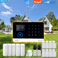 PGST 4G Tuya WiFi smart home alarm, home wireless anti-theft alarm system, intelligent life application control device PG103, co