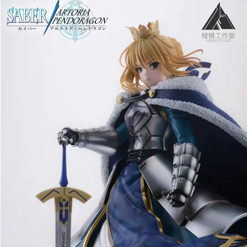 ในสต็อกในประเทศผ้านวมใหม่King Altoria Blue Armor Saber HAND-madeรุ่นFate Dumb Hair King