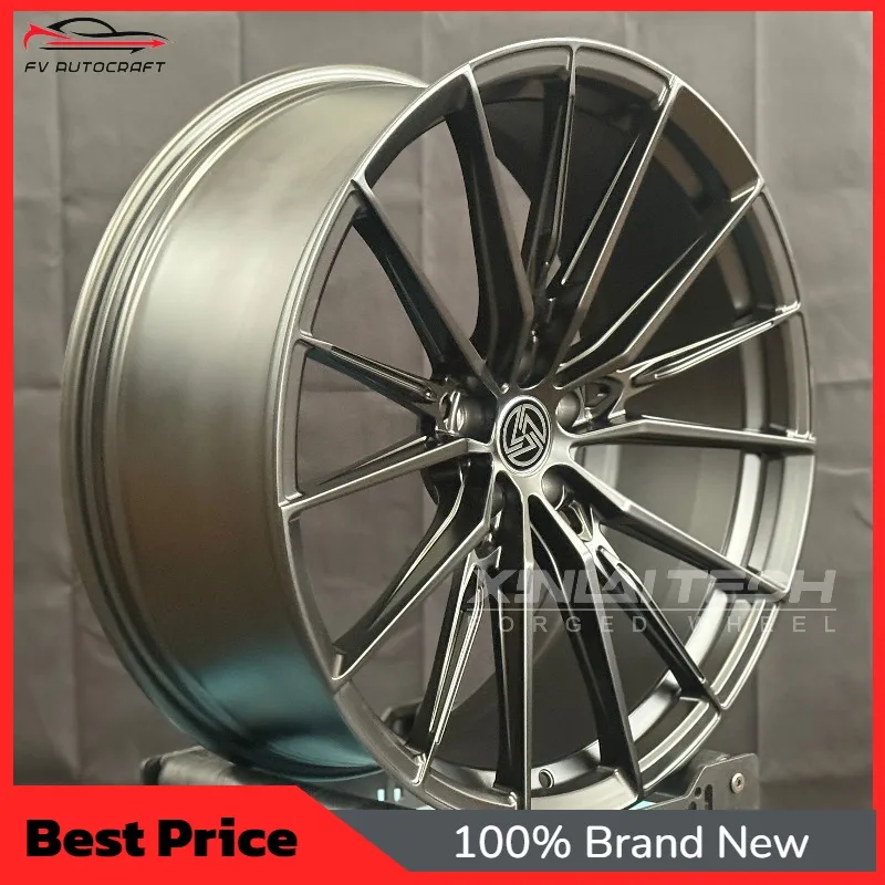 【2026】XXINLAI Outer Cage Forged Rims 19x8.5 20x9.5 21x10 5x112 5x120 5x114.3 Gloss Black Y Spoke For Audi S5 B9