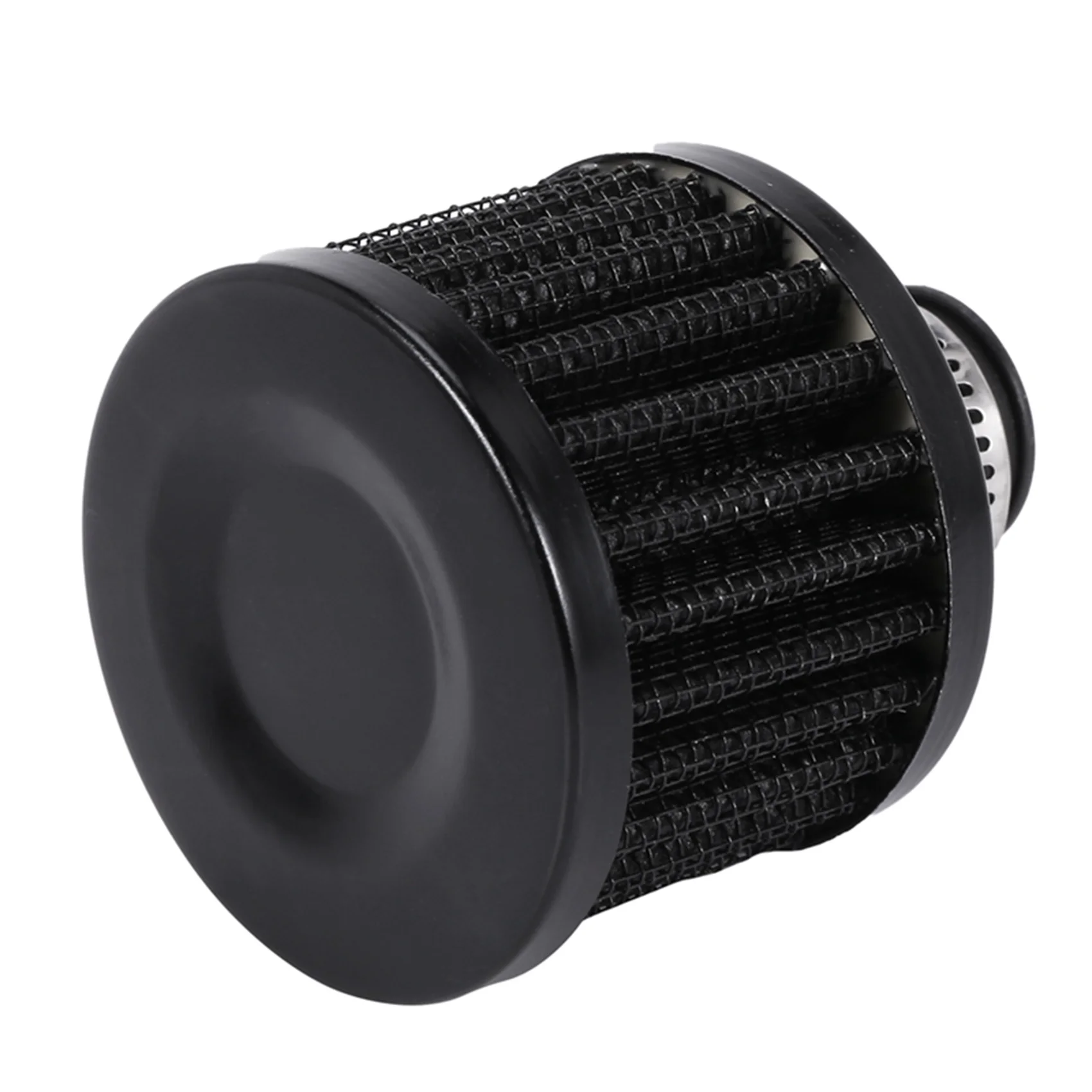 차량용 오일 미니 브리더 냉기 필터, 연료 크랭크 케이스 엔진, 색상: 실버, 13mm