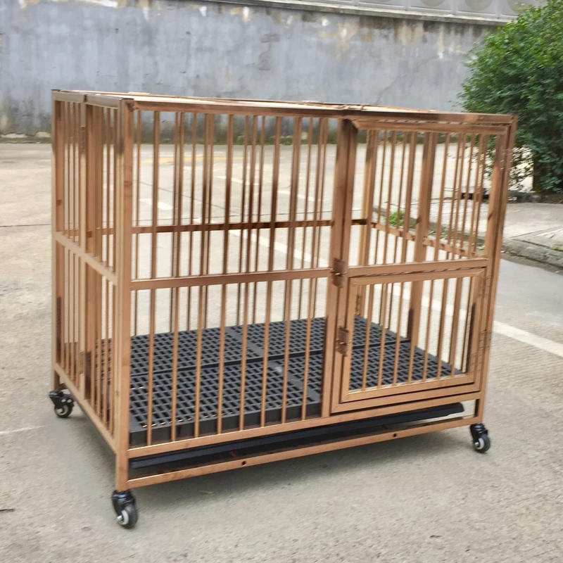طبقة واحدة باب واحد قفص النقل الكلب للطي قفص الكلب بيت الحيوانات الأليفة في الهواء الطلق