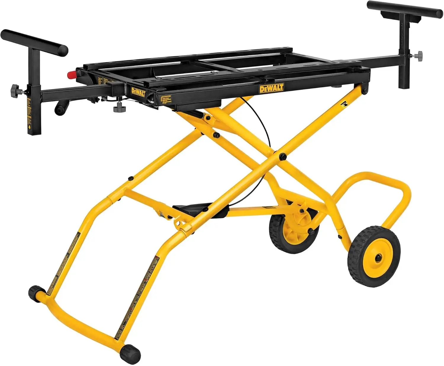 Miter Saw Stand With Wheels 726), Yellow