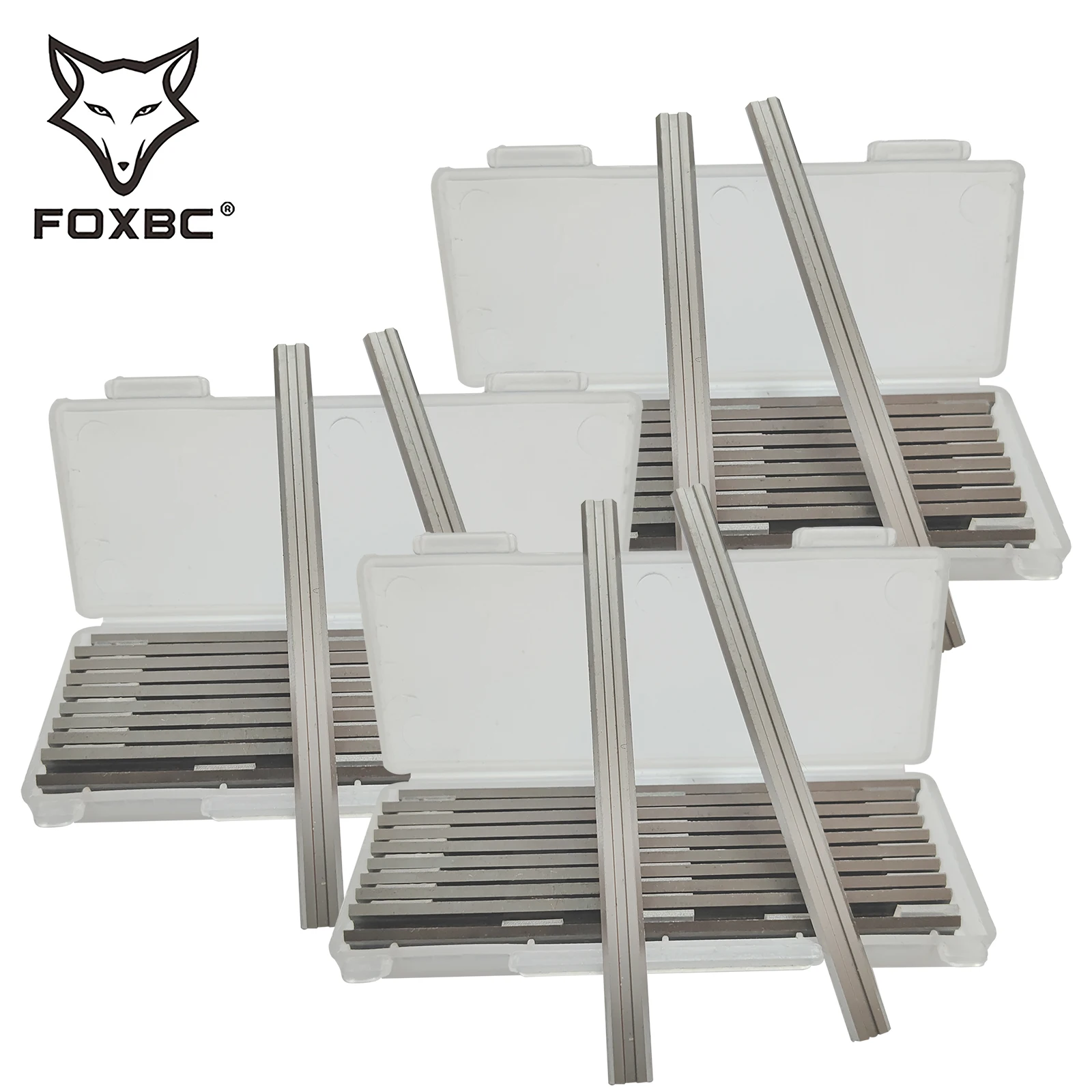 FOXBC 30PCS 82mm Planer Blades Woodworking Tools For DeWalt Bosch Makita Metabo Ryobi Planer