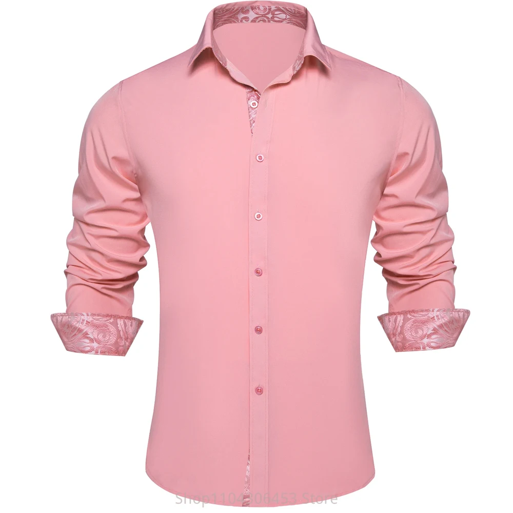 

2025 Men's Simple Retro 10-color Modified Striped Edge 3D Printed Shirt Long-sleeved Lapel Button Business Casual Vacation Shirt