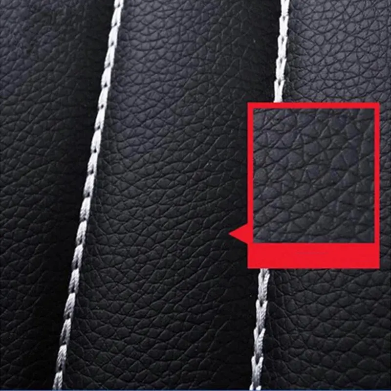 Ganzjahres-Universal 9-teiliger Autositzbezug aus PU-Leder – Detail 13