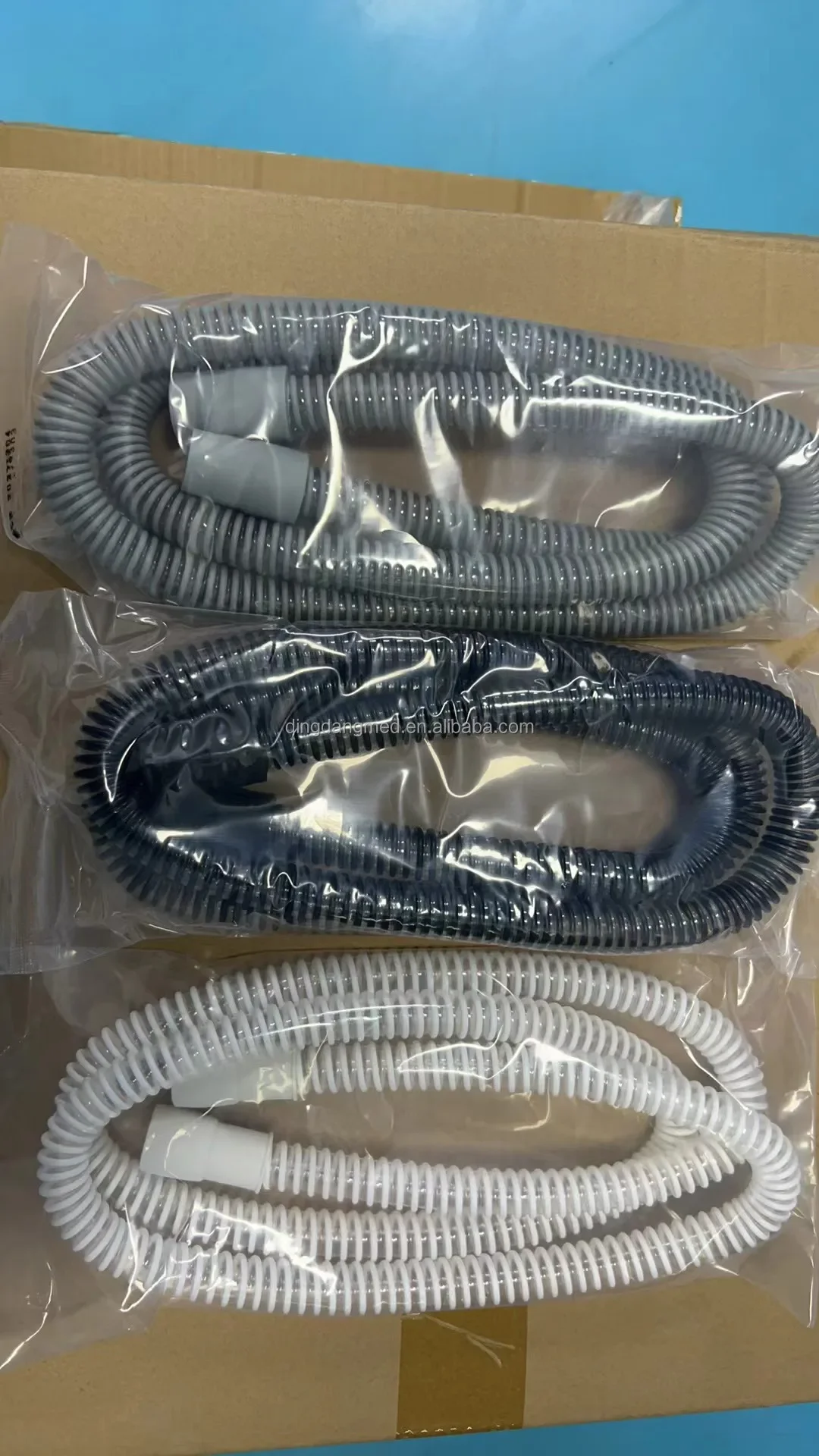 CPAP Hose - 6 Foot Grey Tubing - Universal Tube Compatible with most CPAP and BIPAP Devices  RESMED AND P hilips