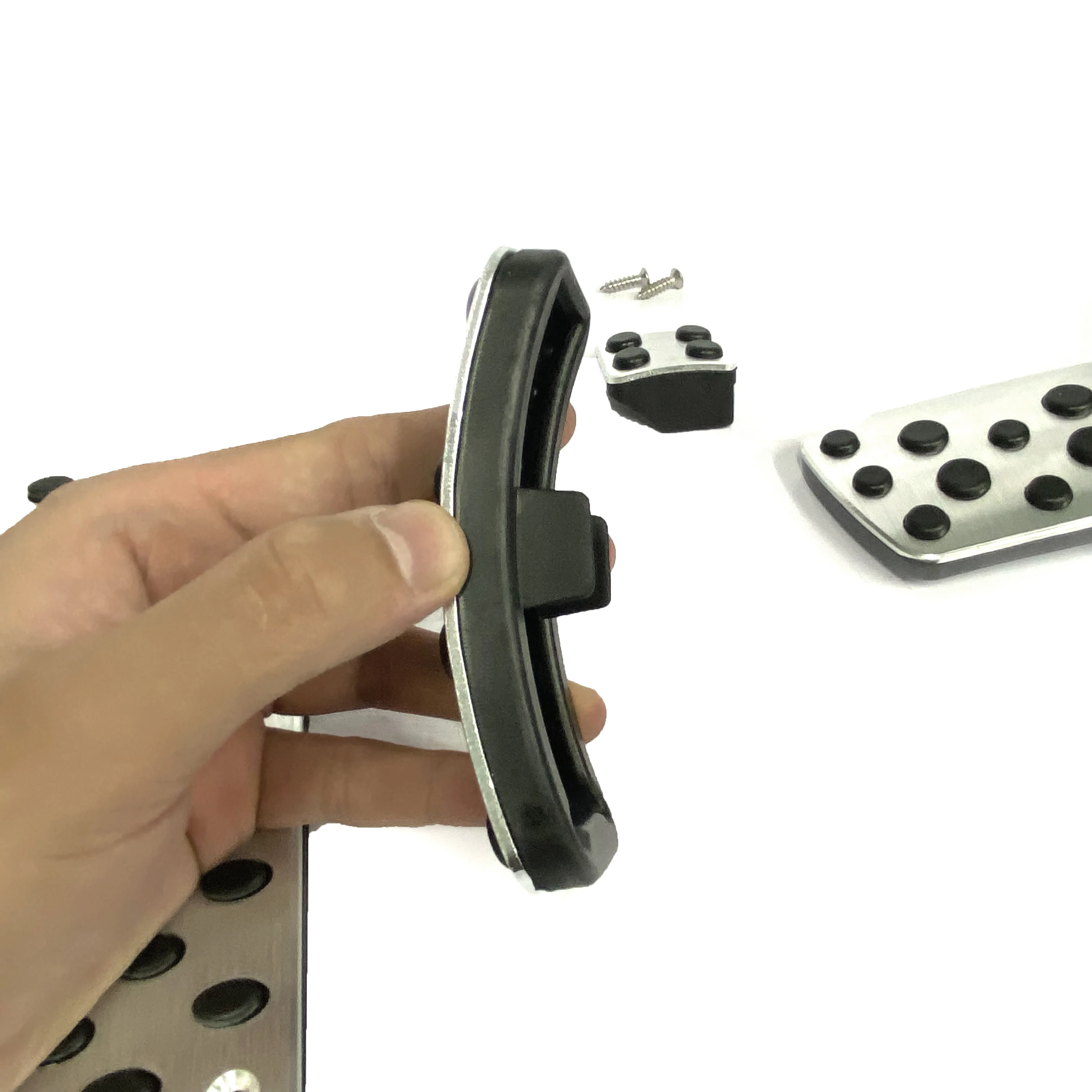 Fotografia 4: Pedal de gás para freio de combustível de carro, 4 unidades, para toyota camry 2018-2023 2024 avalon 2016-2024 para lexus es é 2018-2022 pedais de descanso de pé não s