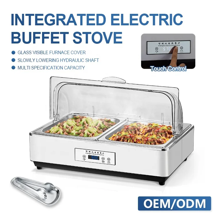 Commercial Electric Food Warmer Full-Size Stainless Steel Chafing Dishes For Hotel & Restaurant Buffet Sets