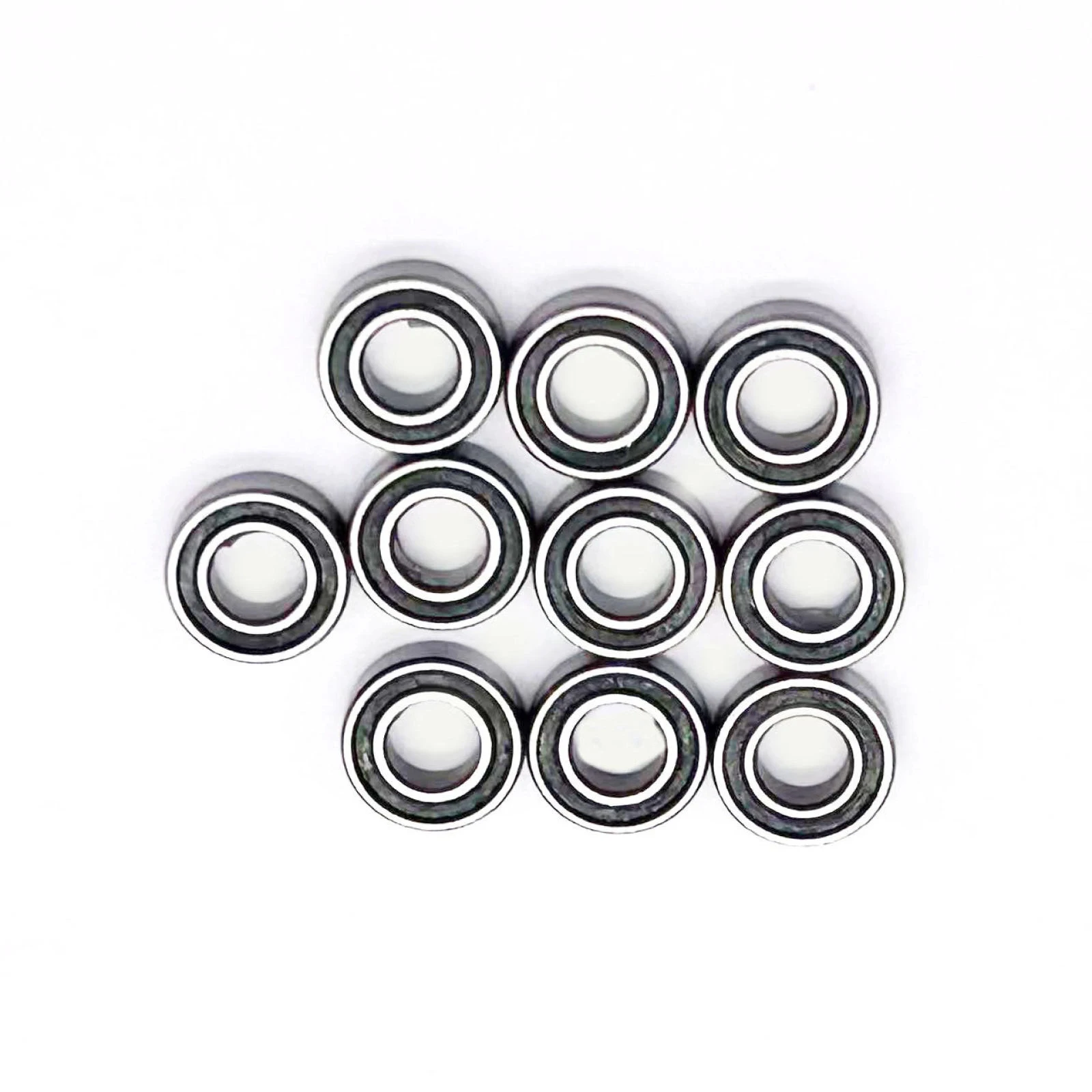 

10pcs 3/16-inchx Z2 Bearings 3/8-inchx 1/8-inchx NEW R166-2RS Deep Groove Ball Bearing