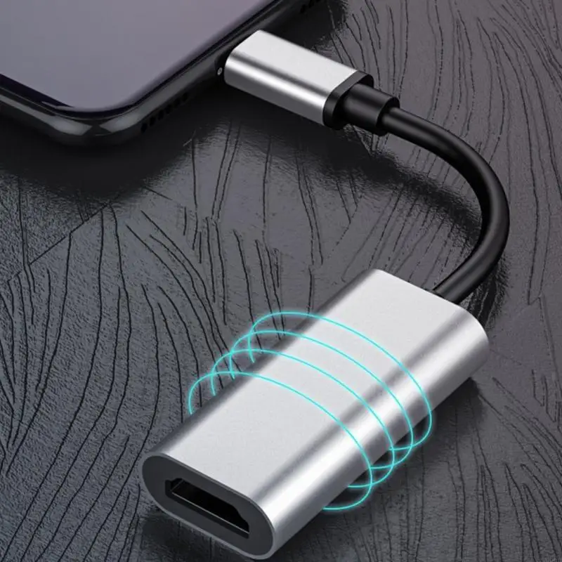 USB Type C naar HDMIS -adapter voor naadloos 4K streaming -ervaring 3840x2160
