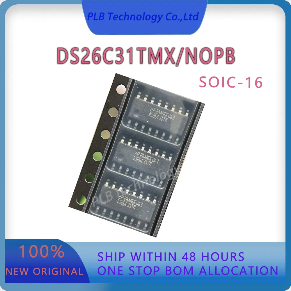 Integrated Circuit DS26C31 original DS26C31TMX Interface ICs CMOS Quad TRI-STATE Differential Line Drivers SOP16 Electronic