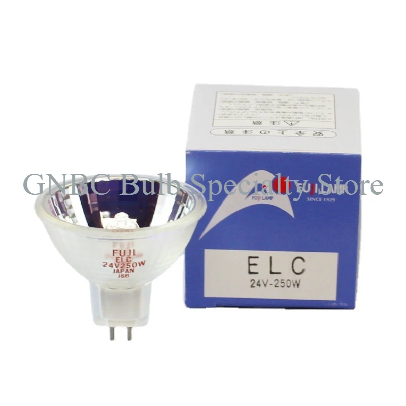 FUJI LAMP ELC 24V250W Halogen Lamp for Hysteroscope Cold Light Source, Photo Color Enlarger Replacement Bulb
