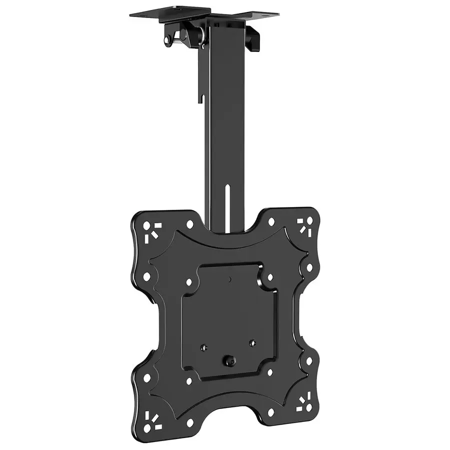 

Складное потолочное крепление для телевизора, поворотный и откидной кронштейн для плоских экранов от 17 до 42 дюймов весом до 44 фунтов, для установки под шкафом.