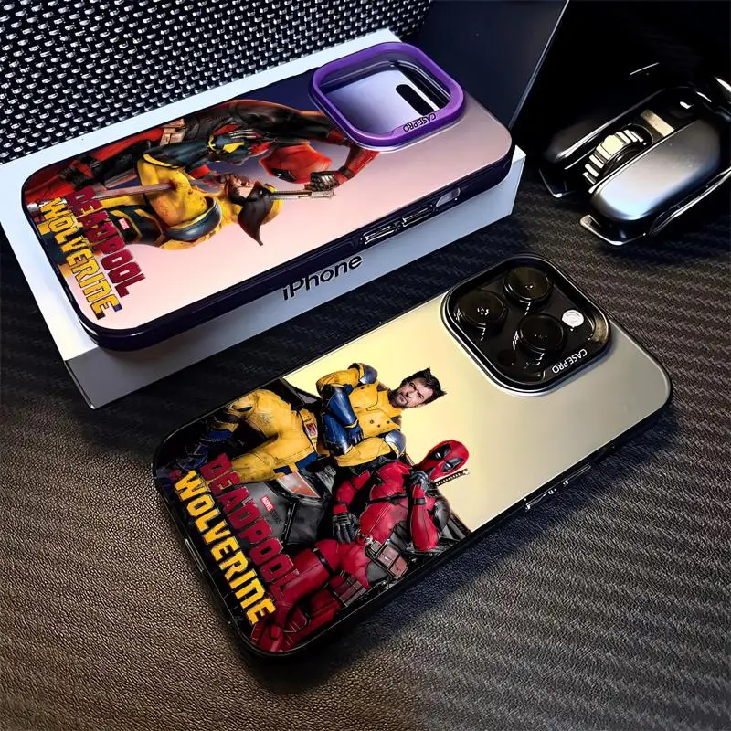 Marvel New Mutant Deadpool phone cases for Apple iphone 14 pro max case 15pro 16 13 funda iphone 11Pro 16plus 12Pro Soft Cover