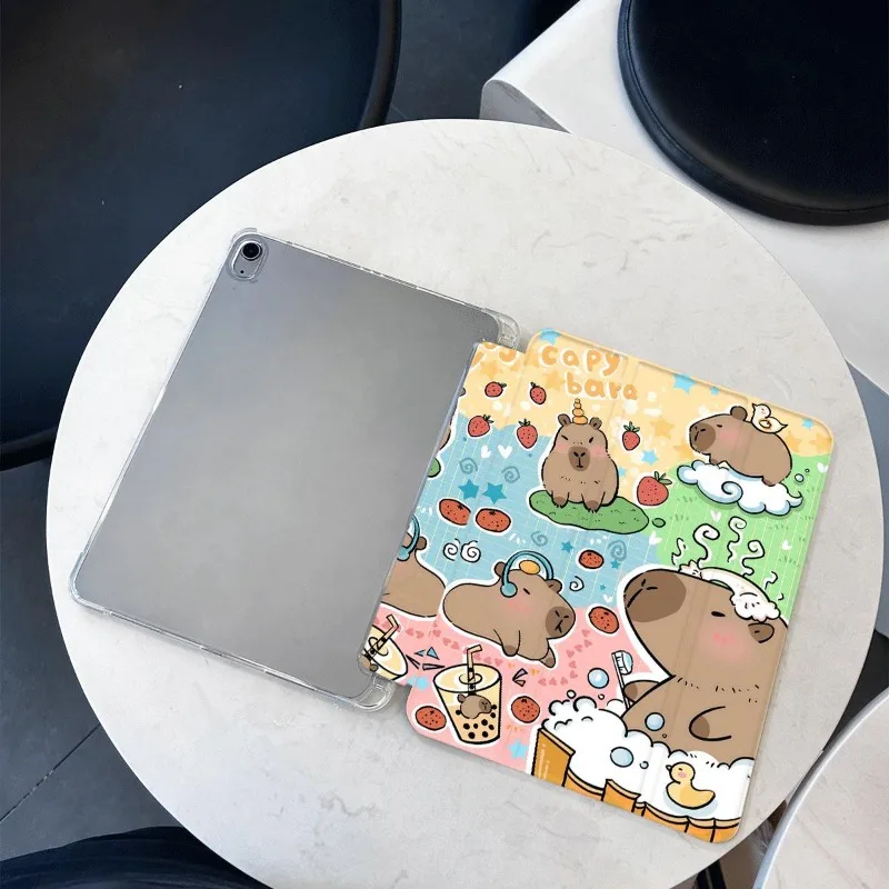Capybara Smart Cover Case for IPad Pro 11 Ipad Mini6 8.3 Ipad 5