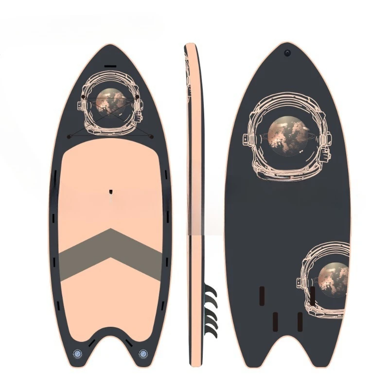 Standing inflatable paddle board Multifunctional team paddle board Portable oversized multiplayer paddle board
